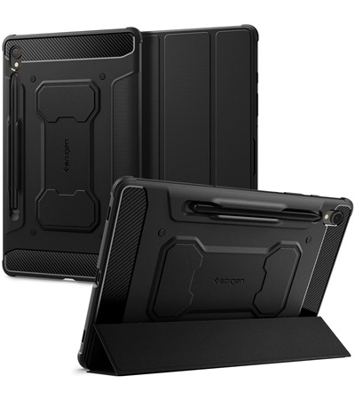 Spigen Rugged Armor Pro flipov pouzdro pro Samsung Galaxy Tab S9 ern