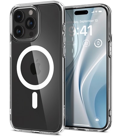 Spigen Ultra Hybrid Mag zadn kryt s podporou MagSafe pro Apple iPhone 15 Pro Max bl