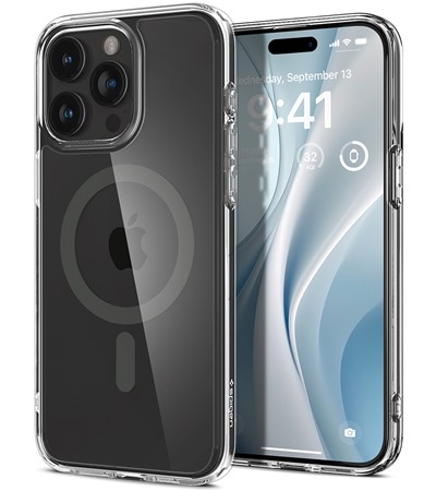 Spigen Ultra Hybrid Mag zadn kryt s podporou MagSafe pro Apple iPhone 15 Pro Max bl