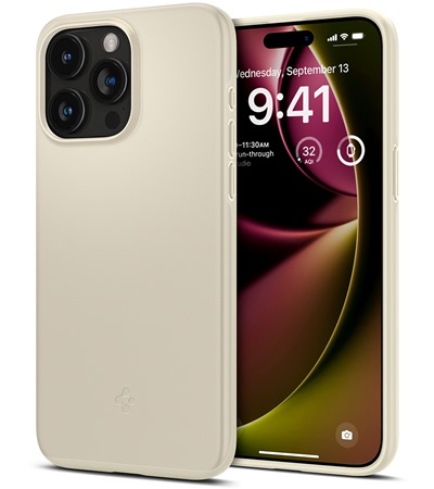 Spigen Thin Fit tenk zadn kryt pro Apple iPhone 15 Pro bov