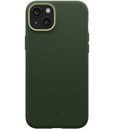 Spigen Caseology Nano Pop zadn kryt s podporou MagSafe pro Apple iPhone 15 zelen