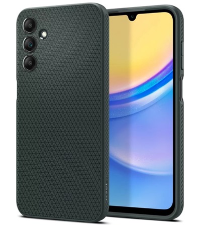 Spigen Liquid Air zadn� kryt pro Samsung Galaxy A15 / A15 5G zelen�