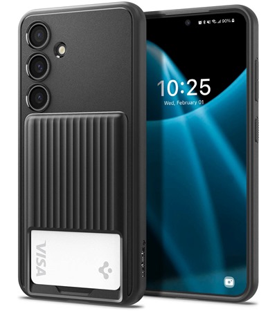 Spigen Liquid Slot zadn kryt s drkem na kartu pro Samsung Galaxy S24 ern