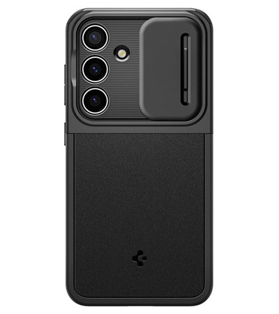 Spigen Optik Armor zadn� kryt s krytkou kamery pro Samsung Galaxy S24 �ern�