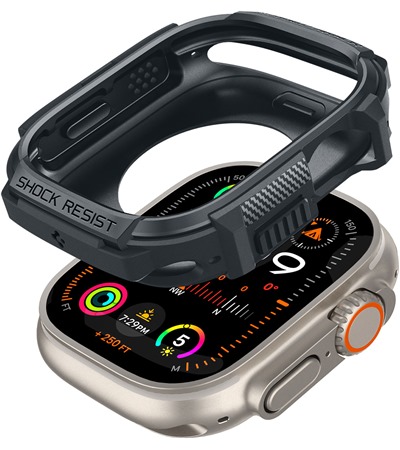 Spigen Rugged Armor pouzdro pro Apple Watch Ultra 2/1 49mm modr