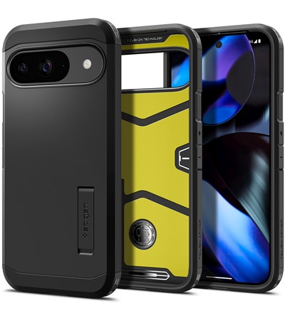 Spigen Tough Armor odoln� zadn� kryt pro Google Pixel 9 / 9 Pro �ern�