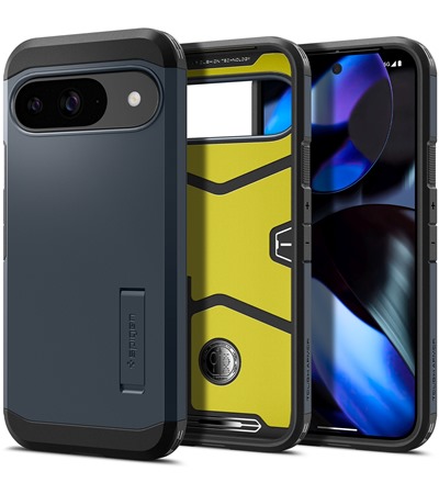 Spigen Tough Armor odoln� zadn� kryt pro Google Pixel 9 / 9 Pro �ern�