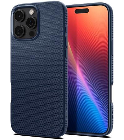 Spigen Liquid Air zadn kryt pro Apple iPhone 16 Pro Max modr