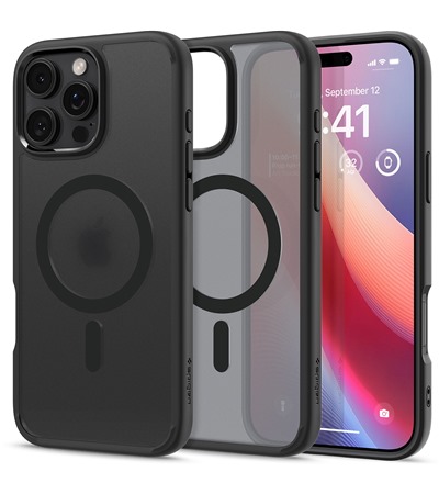 Spigen Ultra Hybrid zadn� kryt s podporou MagSafe pro Apple iPhone 16 Pro Max �ern�