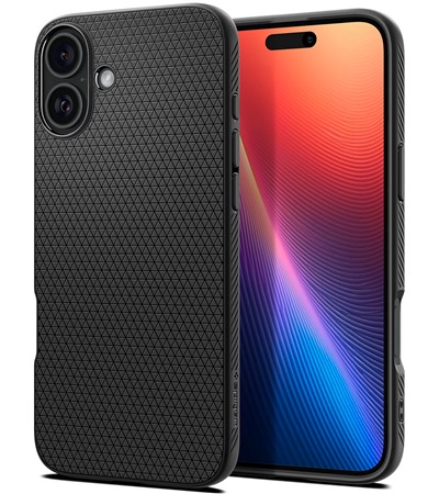 Spigen Liquid Air zadn� kryt pro Apple iPhone 16 Plus �ern�