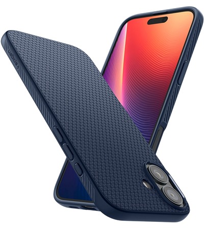 Spigen Liquid Air zadn� kryt pro Apple iPhone 16 Plus �ern�