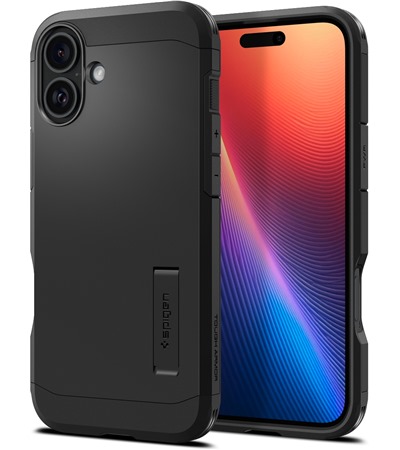 Spigen Tough Armor odoln zadn kryt s podporou MagSafe pro Apple iPhone 16 ern