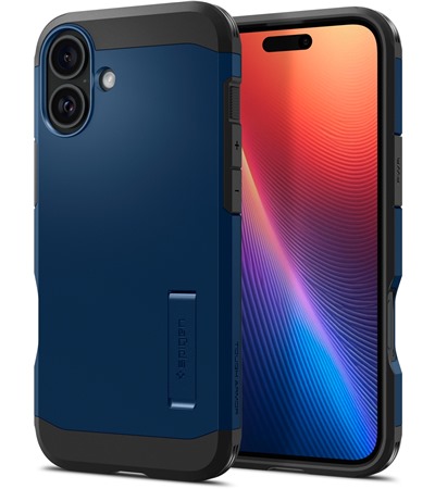 Spigen Tough Armor odoln� zadn� kryt s podporou MagSafe pro Apple iPhone 16 matn� / �ed�