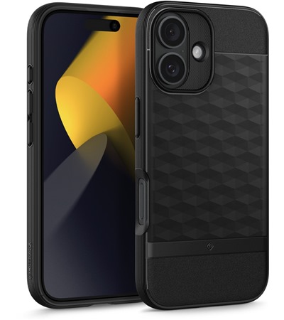 Spigen Caseology Parallax zadn� kryt s podporou MagSafe pro Apple iPhone 16 �ern�