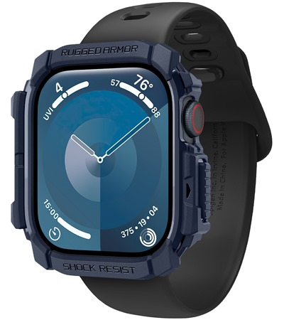 Spigen Rugged Armor pouzdro pro Apple Watch Series 10 42mm modr