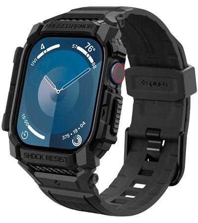 Spigen Rugged Armor Pro kompletn� pouzdro s �em�nkem pro Apple Watch Series 10 42mm �ern�