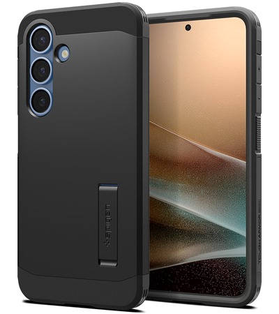 Spigen Tough Armor odoln� zadn� kryt s podporou MagSafe pro Samsung Galaxy S25+ �ern�
