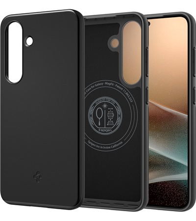 Spigen Thin Fit tenk� zadn� kryt s podporou MagSafe pro Samsung Galaxy S25 �ern�