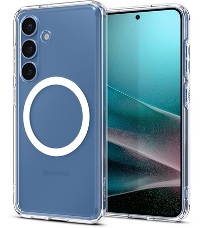 Spigen Ultra Hybrid zadn kryt s podporou MagSafe pro Samsung Galaxy S25 ern