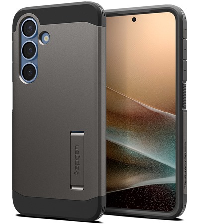 Spigen Tough Armor odoln� zadn� kryt s podporou MagSafe pro Samsung Galaxy S25 �ern�