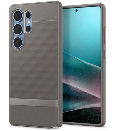 Spigen Parallax zadn� kryt s podporou MagSafe pro Samsung Galaxy S25 Ultra zelen�