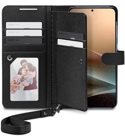 Spigen Wallet S flipov pouzdro pro Samsung Galaxy S25+ ern
