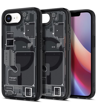 Spigen Ultra Hybrid Zero One zadn kryt s podporou MagSafe pro Apple iPhone 16e ern