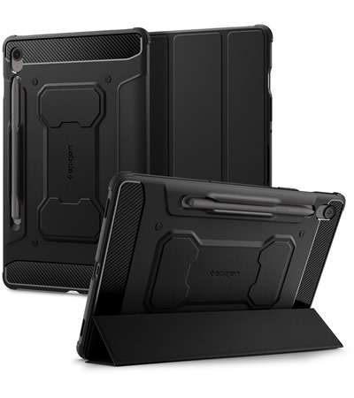 Spigen Rugged Armor Pro flipov pouzdro pro Samsung Galaxy Tab S10 FE+ ern