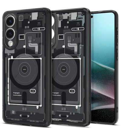 Spigen Ultra Hybrid Zero One zadn� kryt s podporou MagSafe pro Samsung Galaxy S25 Edge �ern�