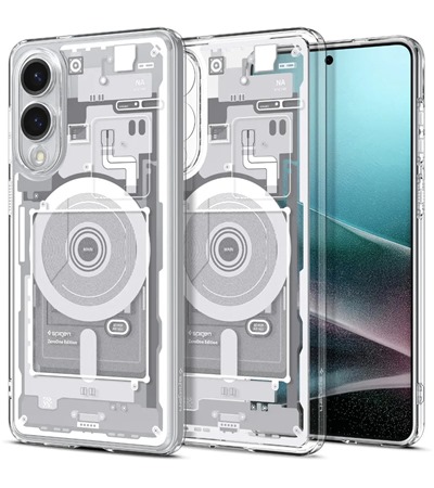 Spigen Ultra Hybrid Zero One zadn� kryt s podporou MagSafe pro Samsung Galaxy S25 Edge �ern�