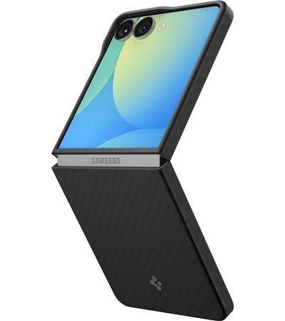 Spigen Air Skin Aramid zadn� kryt pro Samsung Galaxy Z Flip7 �ern�