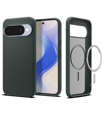 Spigen Liquid Air zadn� kryt s podporou MagSafe pro Google Pixel 10 / 10 Pro �ern�