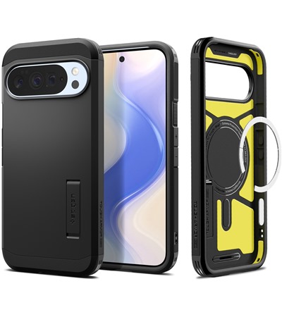 Spigen Tough Armor odoln zadn kryt s podporou MagSafe pro Google Pixel 10 Pro XL ern