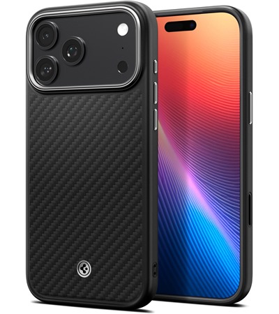 Spigen Enzo Aramid T aramidov� kryt s podporou MagSafe pro Apple iPhone 17 Pro Max �ern�