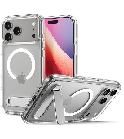 Spigen Ultra Hybrid S zadn� kryt s podporou MagSafe a stoj�nkem pro Apple iPhone 17 Pro �ir�