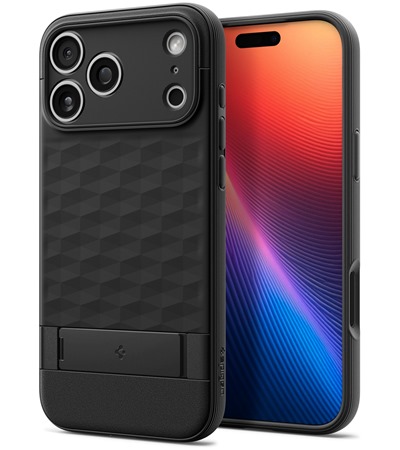 Spigen Parallax S zadn� kryt se stoj�nkem a podporou MagSafe pro Apple iPhone 17 Pro �ern�