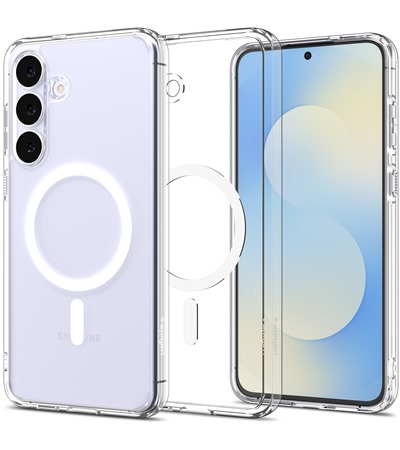 Spigen Ultra Hybrid zadn kryt s podporou MagSafe pro Samsung Galaxy S25 FE ern