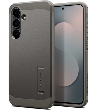 Spigen Tough Armor odoln zadn kryt se stojnkem a podporou MagSafe pro Samsung Galaxy S25 FE ed