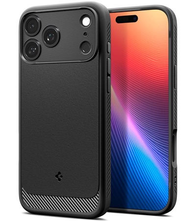 Spigen Rugged Armor odoln zadn kryt s podporou MagSafe pro Apple iPhone 17 Pro Max ern