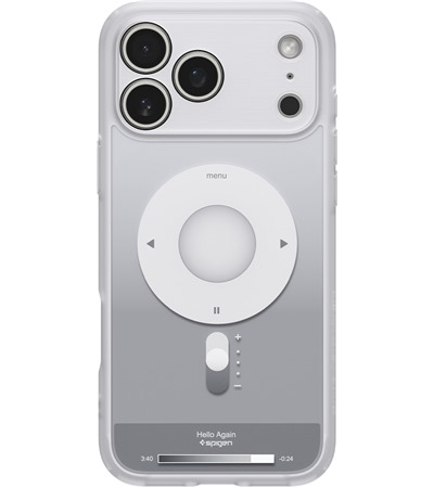 Spigen Ultra Hybrid Classic zadn� kryt s podporou MagSafe pro Apple iPhone 17 Pro st��brn�