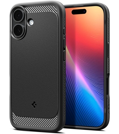 Spigen Rugged Armor odoln zadn kryt s podporou MagSafe pro Apple iPhone 17 ern