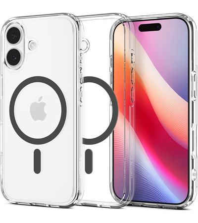 Spigen Ultra Hybrid zadn kryt s podporou MagSafe pro Apple iPhone 17 ern / matn