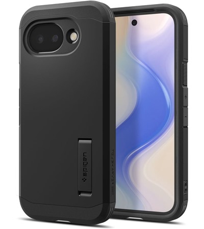 Spigen Tough Armor odoln� zadn� kryt se stoj�nkem a podporou MagSafe pro Google Pixel 10a �ern�