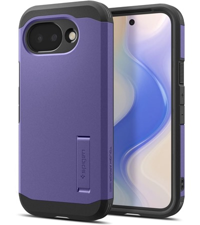 Spigen Tough Armor odoln� zadn� kryt se stoj�nkem a podporou MagSafe pro Google Pixel 10a �ern�