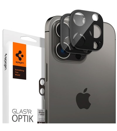 Spigen Glass.tR Optik tvrzen sklo na oky fotoapartu pro Apple iPhone 16/15/14 Pro + 16/15/14 Pro Max 2ks ir