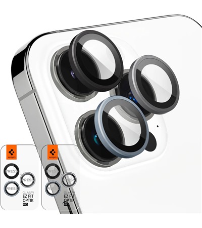 Spigen EZ Fit Optik Pro Zero One tvrzen sklo na oky fotoapartu pro Apple iPhone 14 Pro / Pro Max 2ks