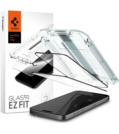 Spigen Glass.tR EZ Fit tvrzen� sklo pro Apple iPhone 15 Pro 2ks �ir�