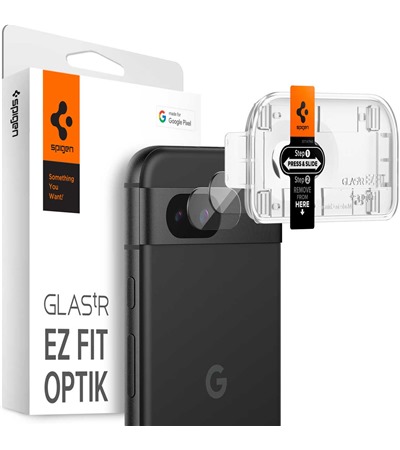 Spigen Glass.tR EZ Fit Optik tvrzen sklo na oky fotoapartu pro Google Pixel 8a 2ks ir