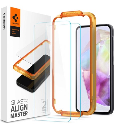 Spigen Glas.tR AlignMaster tvrzen sklo pro Samsung Galaxy A35 ir 2ks