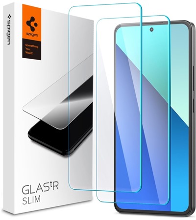 Spigen Glass.tR Slim tvrzen� sklo pro Xiaomi Redmi Note 13 2ks �ir�